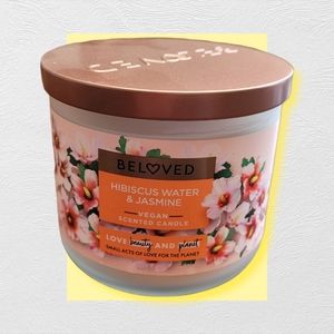 Beloved Hibiscus Water & Jasmine Vegan Candle - 15oz